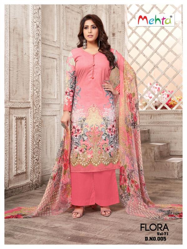 Mehta Flora Vol-71 Cotton Designer Exclusive Dress Material